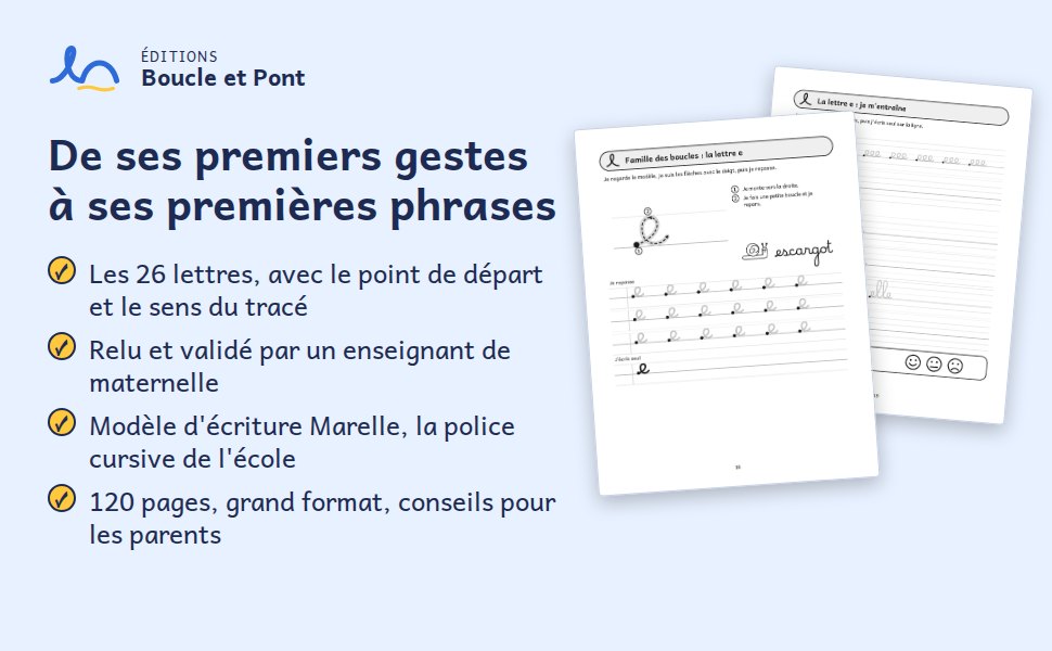 Aperçu 4 du livre Mon cahier d'écriture cursive Grande Section